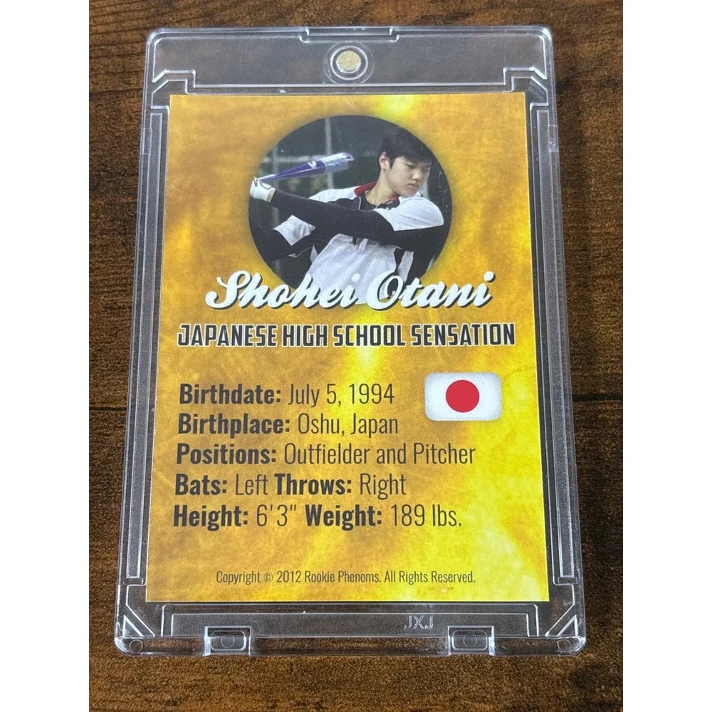 Rookie Phenoms shohei ohtani
